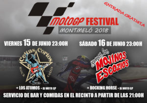 CELTAS CORTOS + LOS ATOMOS + DJ MOTO GP